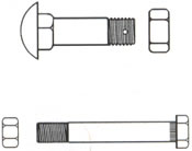 Wet Eq Bolt W/Nut/Zerk/Cotter Pin, 3/4"-16 X 3-1/2"L